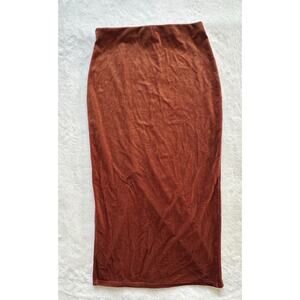 Mezzanine brown‎ Velvet Skirt XS